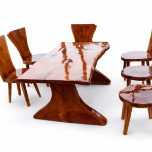 Handcrafted Wooden Dining Set