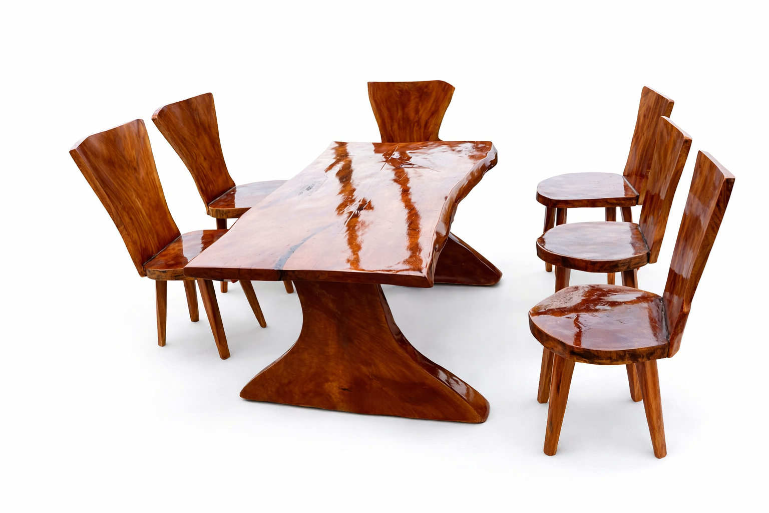 Handcrafted Wooden Dining Set