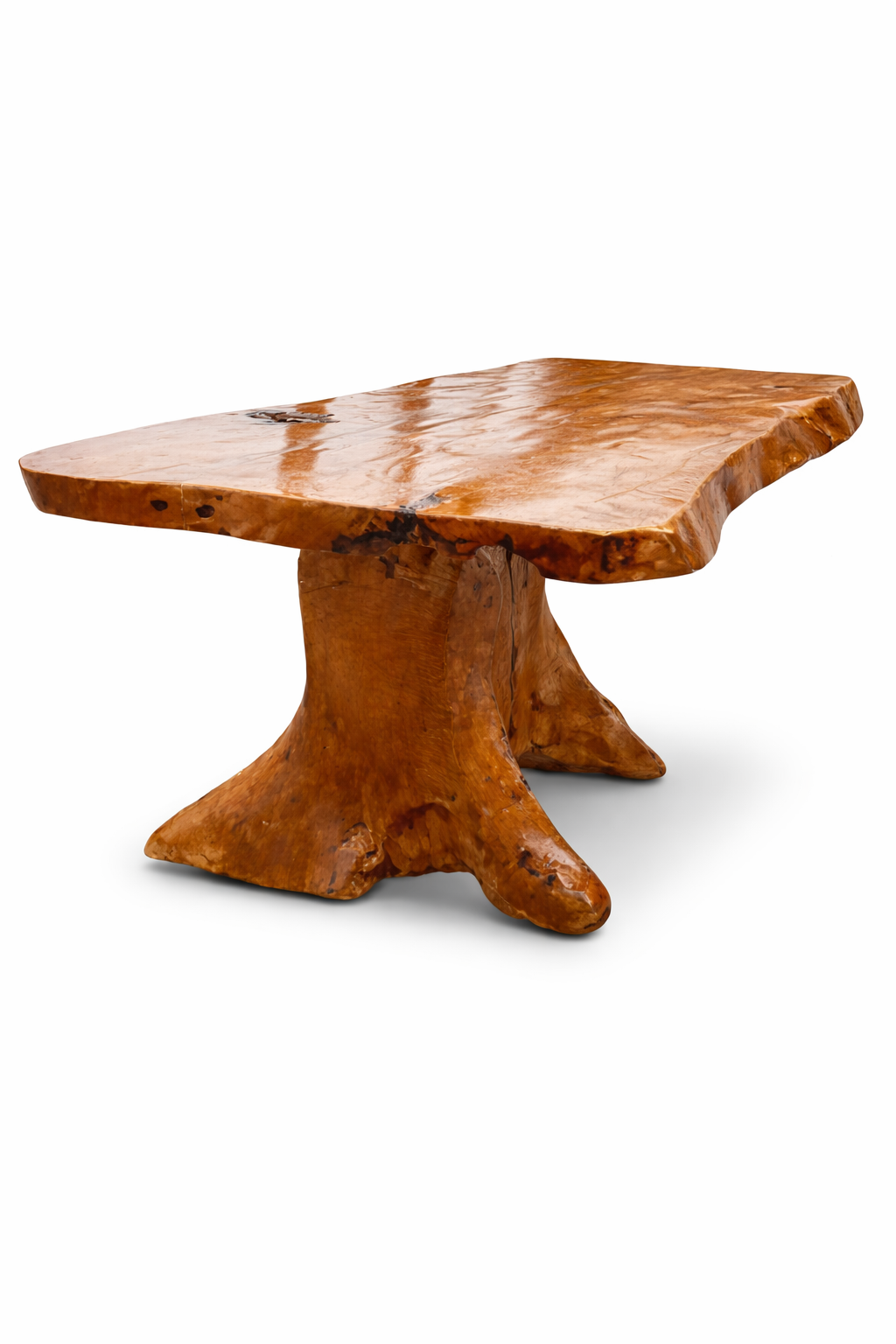 African Handcrafted Solid Wooden Table